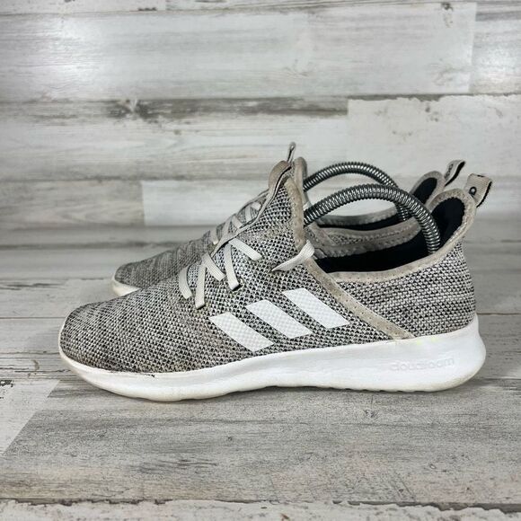 Adidas Womens Cloudfoam Pure DB0695 Gray Running Shoes Sneakers Gray Size 7.5 - Picture 2 of 9